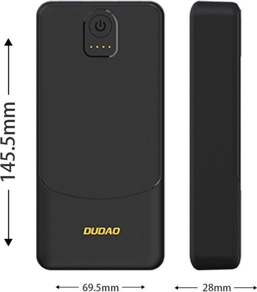 Image du produit Dudao K10Pro Powerbank 2,4 A 20000 mAh 2 x USB-A - Schwarz (20000 mAh, 10 W)