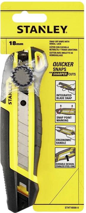 Produktbild Stanley Cuttermesser Klingenbreite 18 mm STHT10500-0 Kunststoff (Cutter)