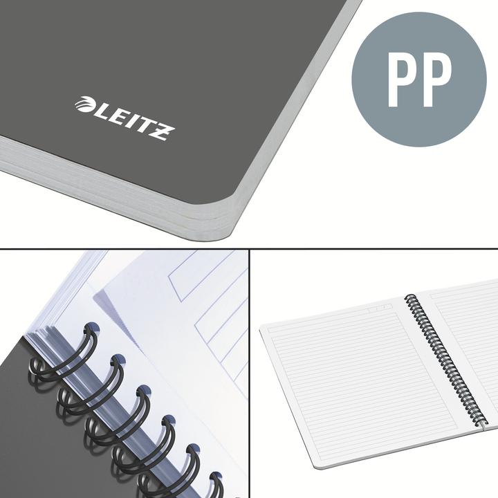 Actual product image Leitz Notebook Office PP (A4, Lined, Soft cover)