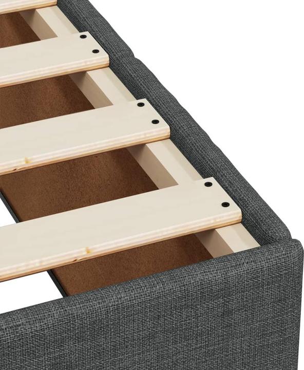 Produktbild VidaXL Bo x springbett mit Matratze 140 x 200 cm Stoff (140 x 200 cm, 140 x 200 cm)