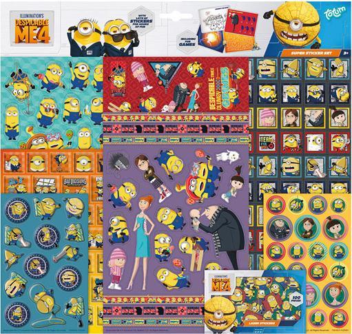 Produktbild Totum Minions Aufkleber-Set XL