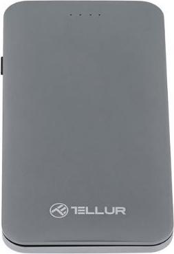 Actual product image Tellur Power Bank QC 3.0 Fast Charge, 5000mAh, 3in1 grey (5000 mAh, 18 W)