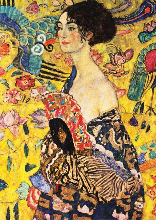 Immagine prodotto Enjoy Puzzle ENJOY-1128 - Gustav Klimt: Signora con ventaglio, puzzle da 1000 pezzi (1000 pezzi)
