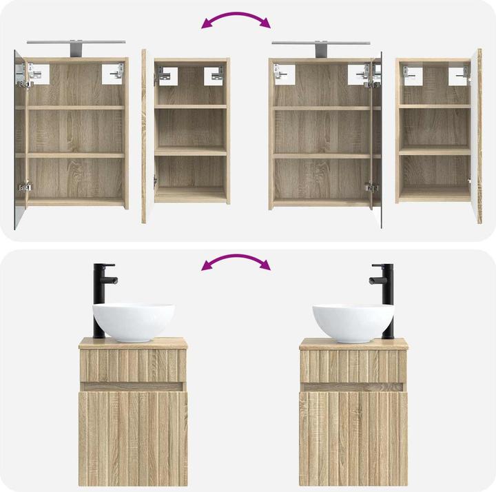 Produktbild vidaXL Badezimmerschrank