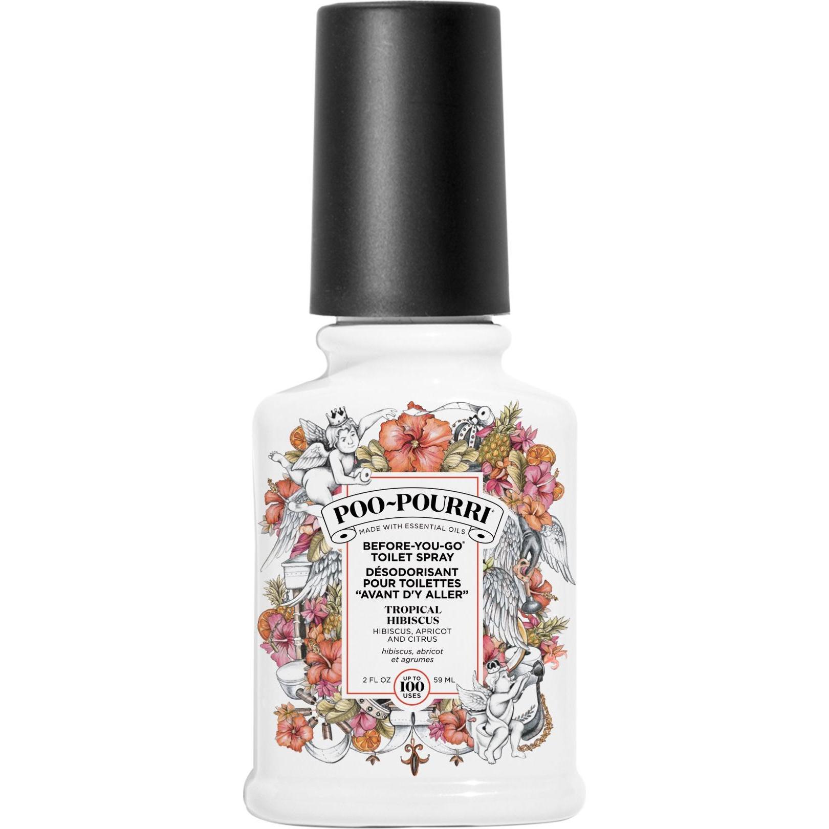 Poo-Pourri, Deodorante per ambiente, PooPourri - Spray da toilette all'ibisco tropicale 59 ml