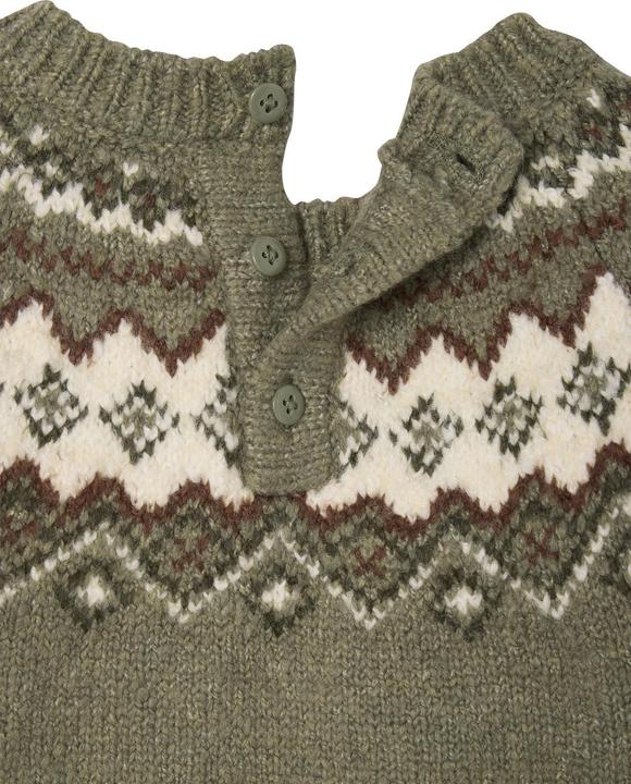 Produktbild Vertbaudet Weicher Jungen Baby Jacquard-Pullover (80)