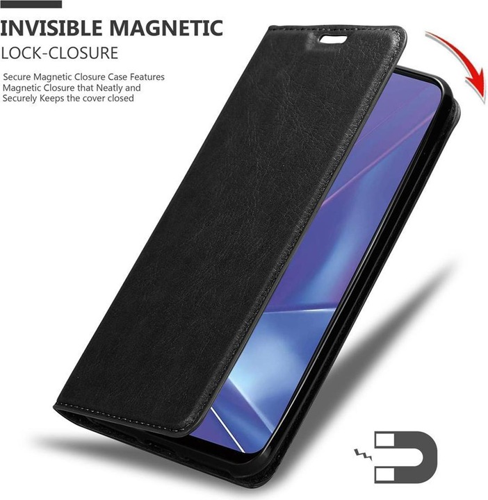Actual product image Cadorabo Book Invisible Magnet Cover (Oppo A52)
