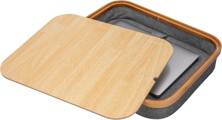 Produktbild InnovaGoods Knieschreibtisch mit Stauraum - Grau