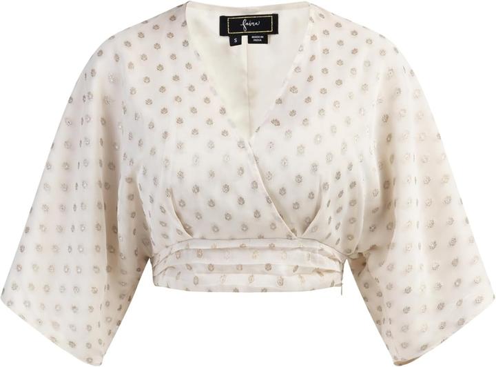 Actual product image Lynnea Cropped Blousetop (S)