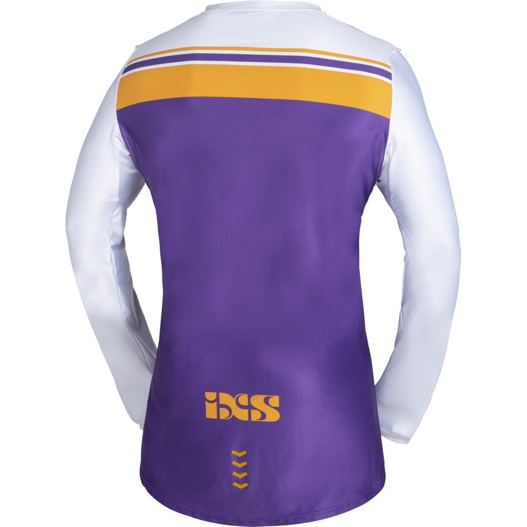 Thumbnail - iXS, Herren, Velotrikot, MX 2.0 (XXL), Weiss, Violett, Braun, XXL