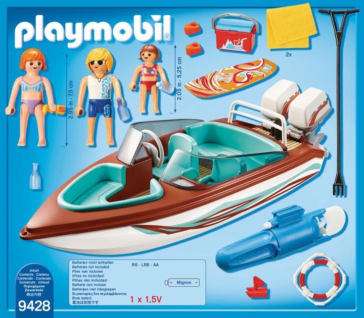 Actual product image Playmobil Family Fun Motorboat with underwater motor (9428)