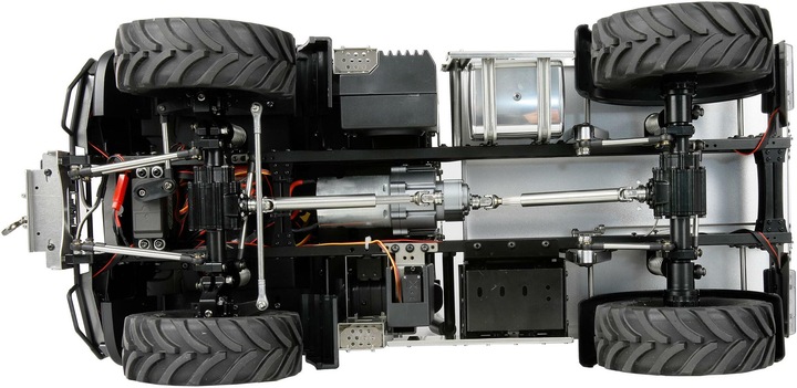 Immagine prodotto Amewi Mercedes-Benz Unimog, trasportatore di attrezzi 4WD (RTR pronto all'uso)