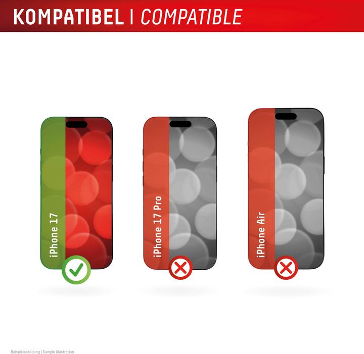 Produktbild Displex Real Glass + Handyhülle (1 Stk., Apple iPhone 17)