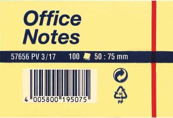 Productafbeelding tesa Sticky Notes Kantoornotities (75x50mm) (50 x 75 mm)