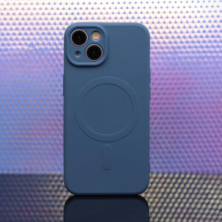 Actual product image OEM Simple Color Mag case for Samsung Galaxy S24 navy blue (Samsung Galaxy S24)