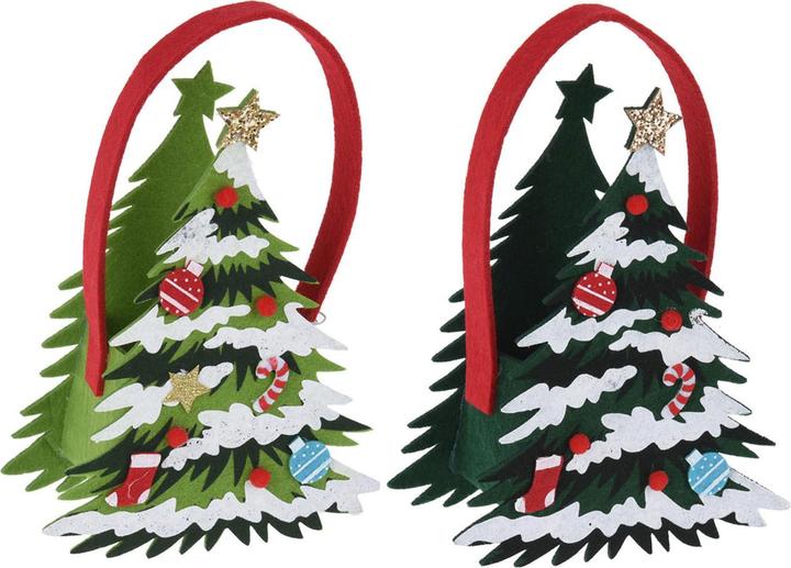 Produktbild Koopman Filztasche Weihnachtsbaum
