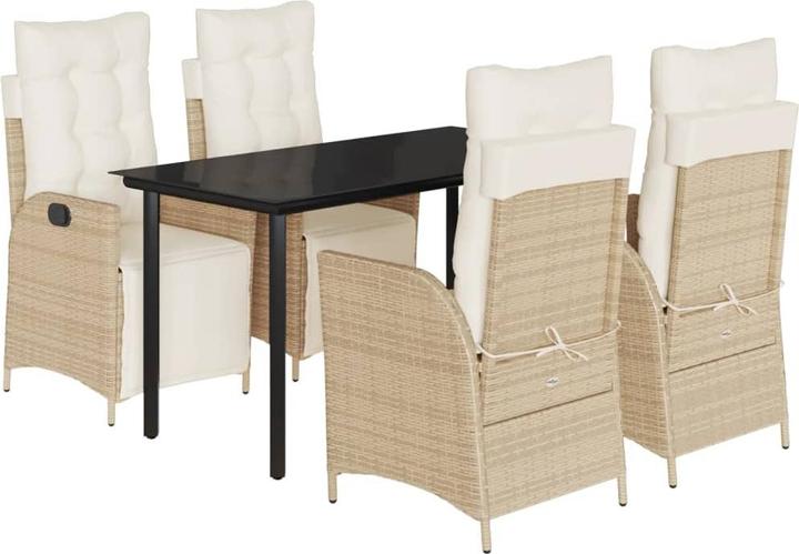 Produktbild vidaXL Garten Essgruppe (140 x 70 x 74 cm)