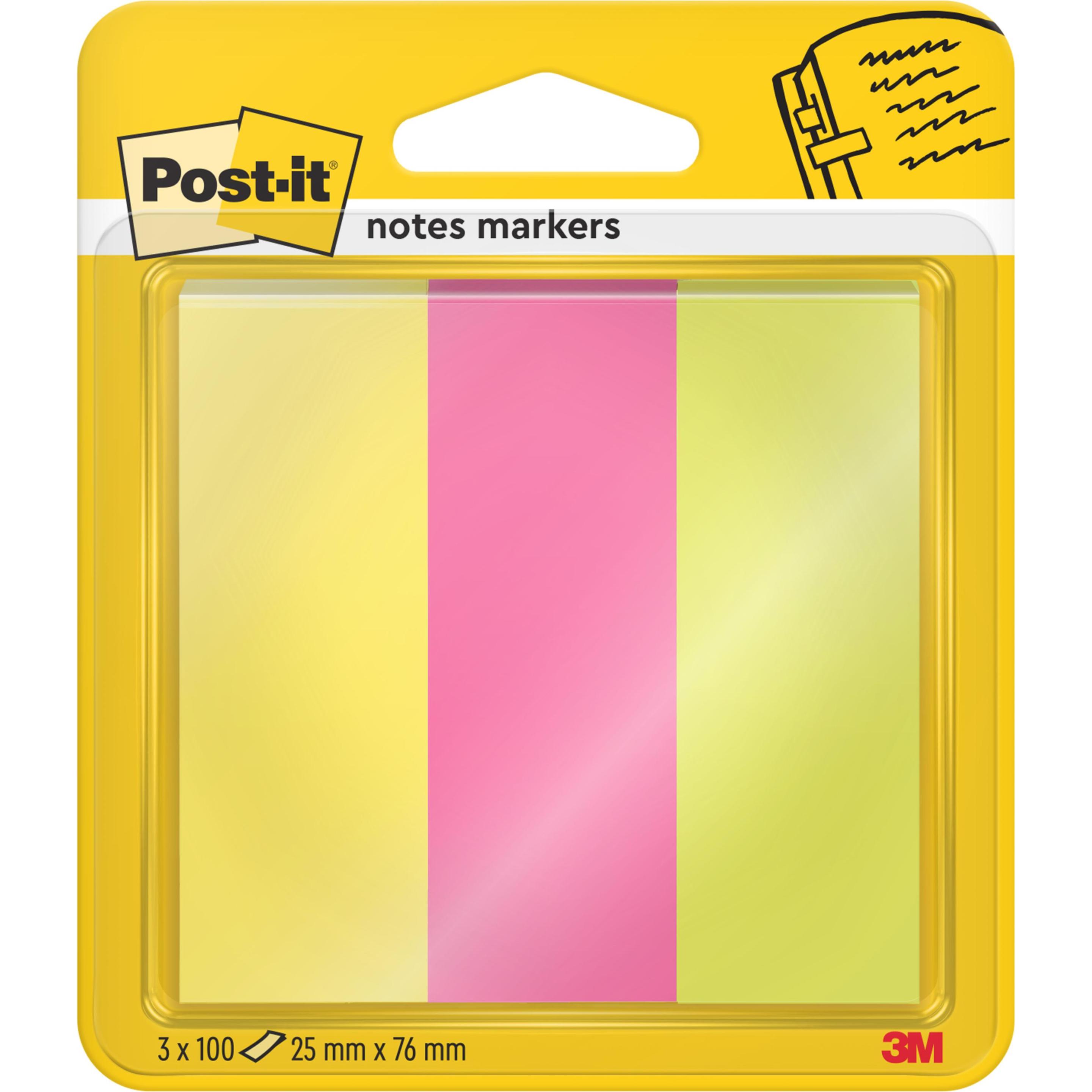 Thumbnail - Post-it, Haftnotiz, Papiermarker (2.5 x 7.5 cm)