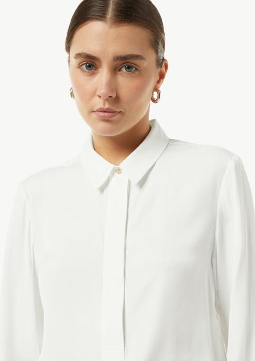 Produktbild Comma Bluse Elegante Satinbluse mit verdeckter Knopfleiste (46)