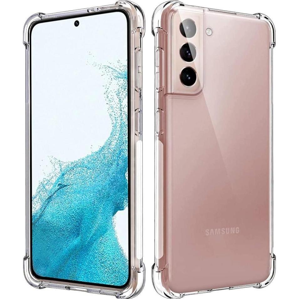 Screenguard Crystal Soft Airbag Bumper (Samsung Galaxy S22+), Smartphone Hülle, Transparent