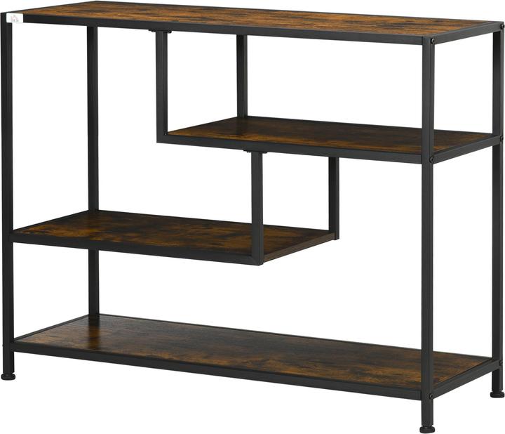 Image du produit Homcom Table console avec cadre en acier