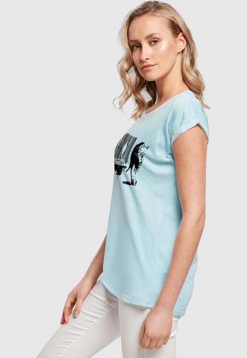 Produktbild Merchcode Ladies Brandalised - Barcode Leopard Circle T-Shirt - 189203 (L)