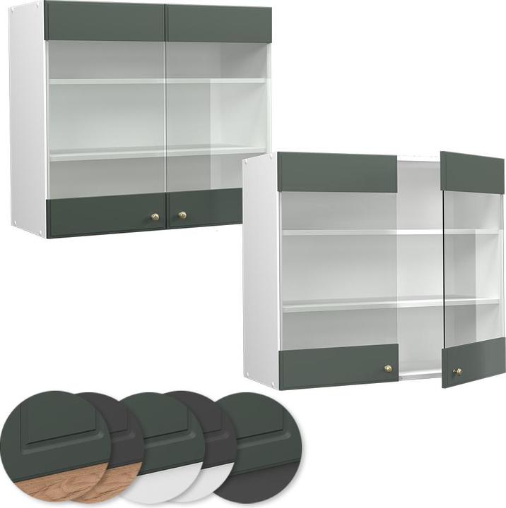 Produktbild Vicco Küchenglasschrank Fame-Line (80 x 34.10 x 72 cm)