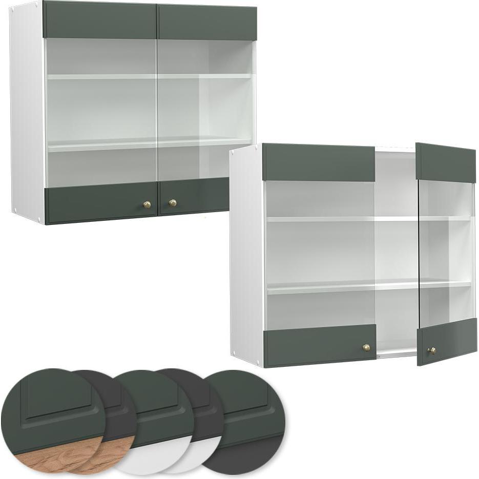 Vicco, Regal, Küchenglasschrank Fame-Line