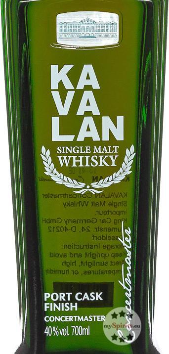 Immagine prodotto Kavalan Concertmaster Port Cask Fin