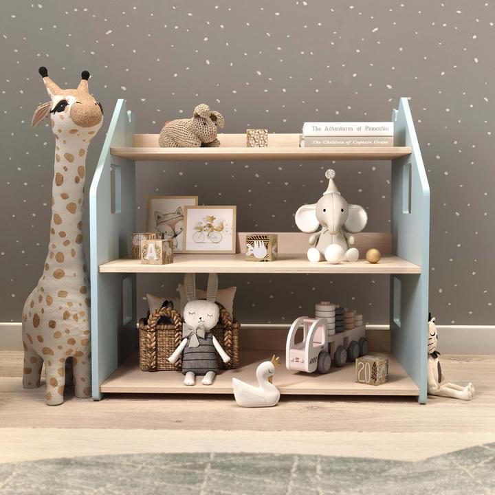 Image du produit Montessori Ensemble bibliothèque & étagère à jouets