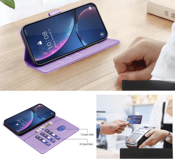 Produktbild Binfen Color Galaxy S25 FE - BINFEN Leder Etui Hülle mit RFID Blocker (Samsung Galaxy S25 FE)