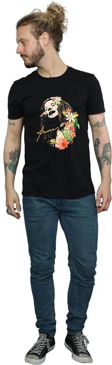 Immagine prodotto Janis Joplin Floral Pattern Maglietta Uomo (M)