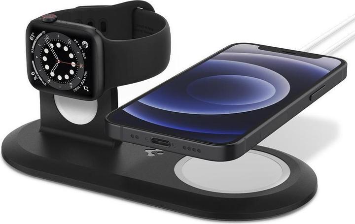 Image du produit Spigen Magfit Duo Apple Magsafe & Watch Charger Stand black (5 W)