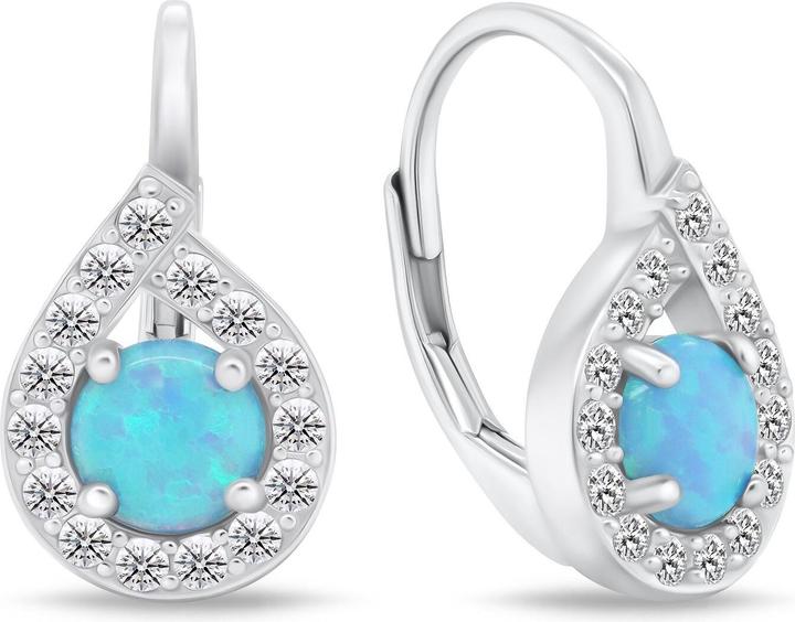 Immagine prodotto Brilio Argento - Orecchini in argento con opali blu EA753WLB