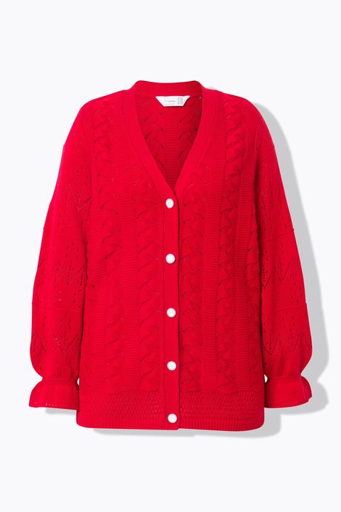 Produktbild Miamoda Strickjacke, Langarm mit Volant (54)