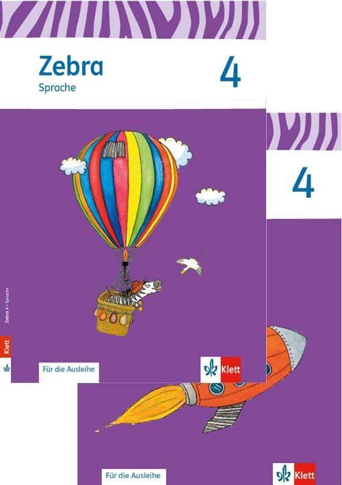 Produktbild Zebra. Neubearbeitung. Paket 4. Schuljahr (Heft Sprache, Heft Lesen/Schreiben zur Ausleihe) (Deutsch, Ernst Klett Verlag, 2016)