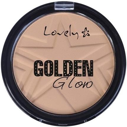 Lovely, Gesichtspuder, Golden Glow Natural Hypoallergenic Powder 3 15G