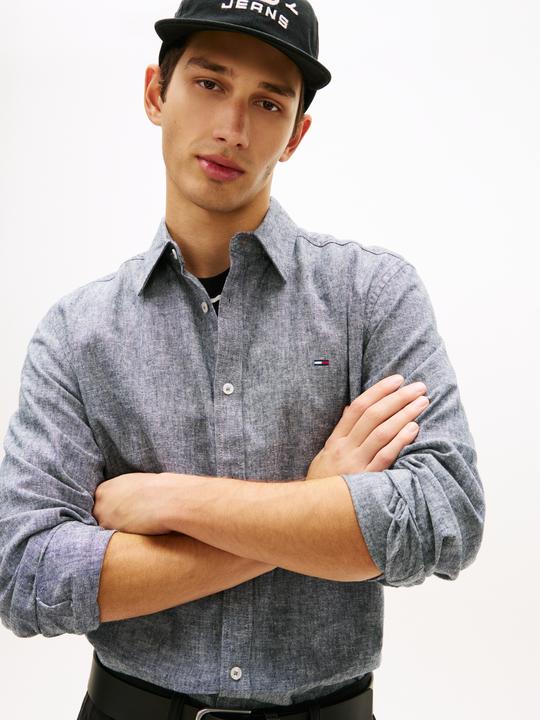 Immagine prodotto Tommy Jeans Regular Fit Linen Blend Shirt (M)