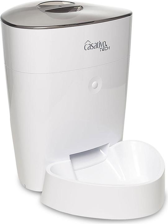 Image du produit Casativo Distributeur de nourriture intelligent pour chiens et chats avec WLAN et application, 4 l (4 l)