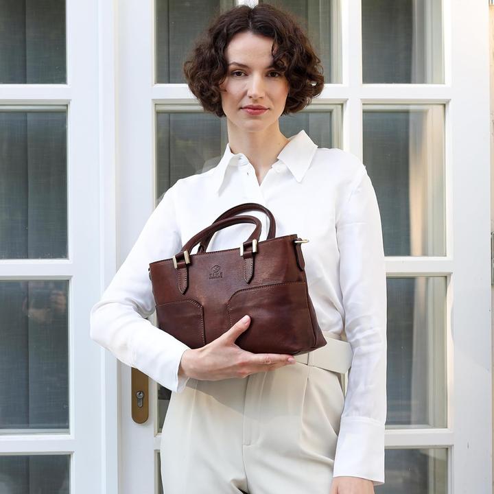 Immagine prodotto Time Resistance Borsa a mano elegante e pratica con tasche frontali e tracolla regolabile