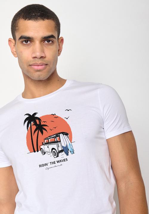 Actual product image Greenbomb Nature Car Surf Guide T-Shirt (XL)