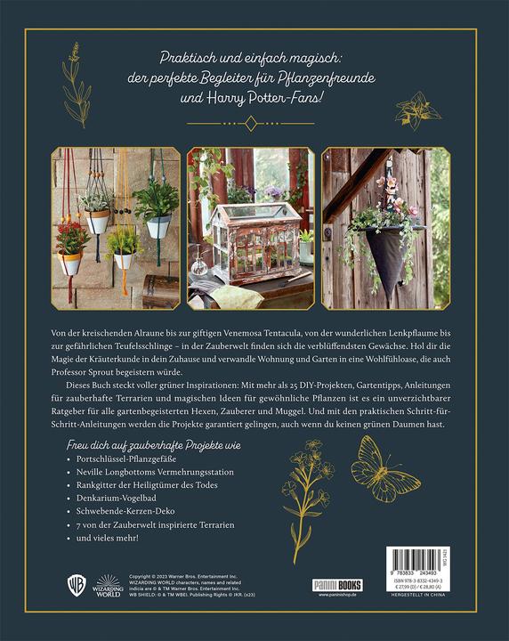 Image du produit Panini Harry Potter Kräuterkunde - Terrarien, DIY-Projekte, Garten (Allemand, Jim Charlier, Jody Revenson., 2023)