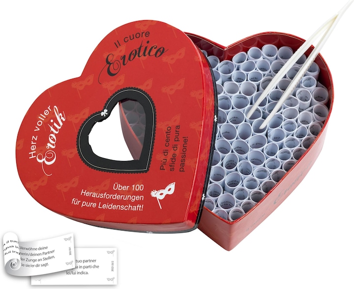 Actual product image tease & please Heart full of eroticism (Other, German, Italian)