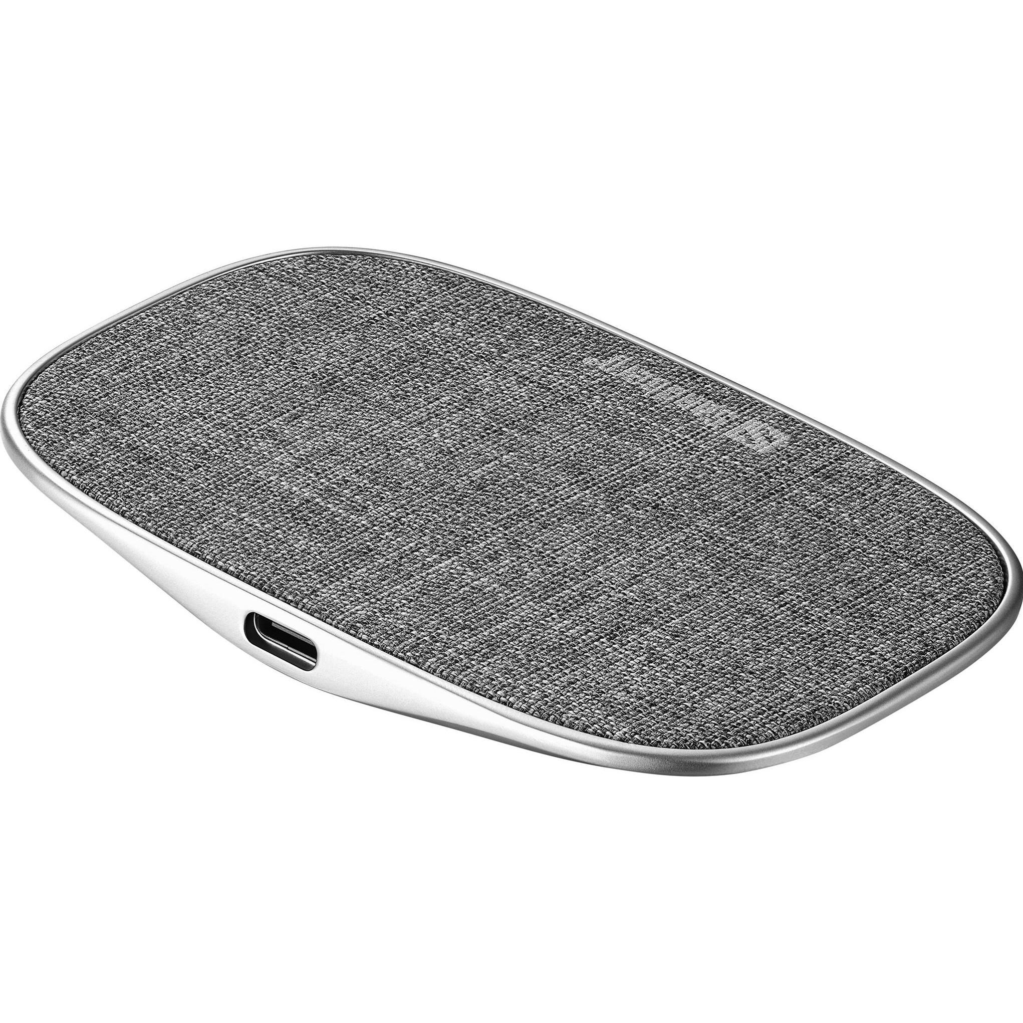 Sandberg Wireless Charger Deck 15W (15 W), Wireless Charger, Silber, Grau