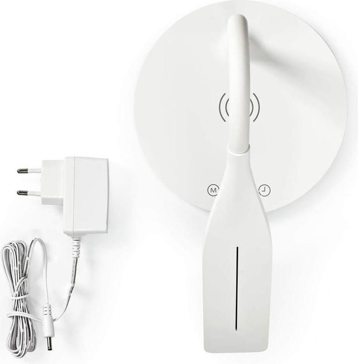 Image du produit Techly 5.5W LED Desk Touch Lamp with Qi Charger 15W (320 lm)