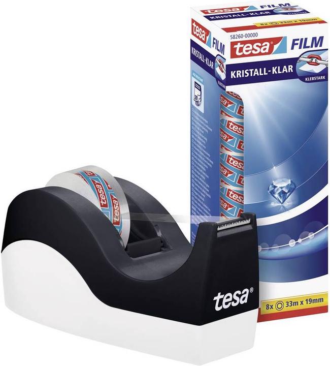Actual product image tesa tesafilm ORCA tape dispenser incl. 8 adhesive rolls