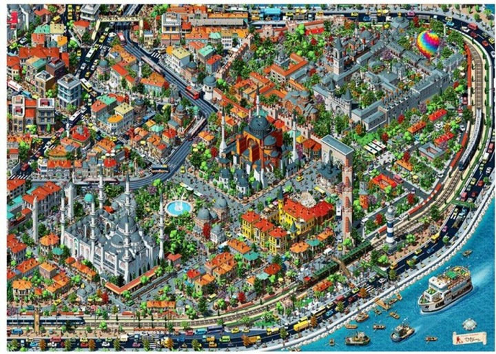 Actual product image Anatolian Puzzle 3000 Turcja, Istambuł (3000 pieces)