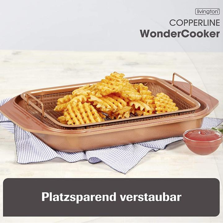 Actual product image Livington Copperline Wonder Cooker (Casserole + Stewpot, Aluminium)