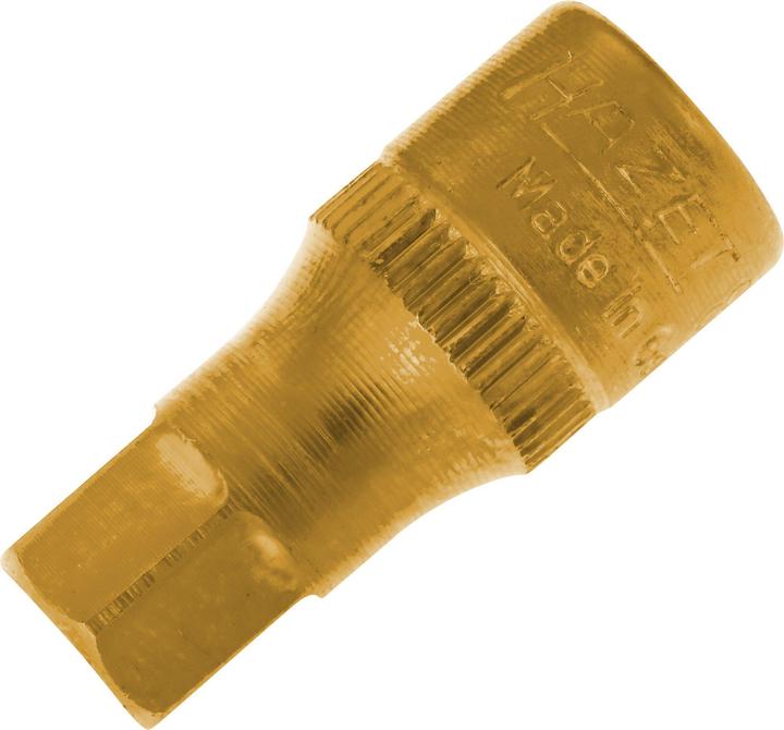 Actual product image HAZET Screwdriver socket 8501-8 ∙ Square, hollow 6.3 mm (1/4 inch) ∙ Inside hexagon profile ∙ 8 mm (8 mm)