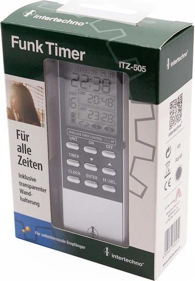 Image du produit intertechno Émetteur radio portable à minuterie ITZ-505 (Télécommande universelle)
